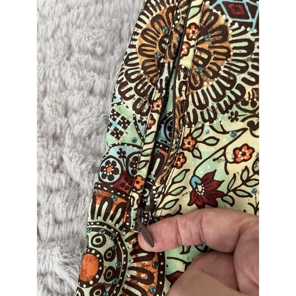 Athleta Skorts Orange Blue Geometric Patterned Women's Size 8 - Picture 6 of 12